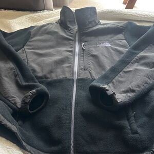 The North Face Charcoal and Black Fleece Jacket